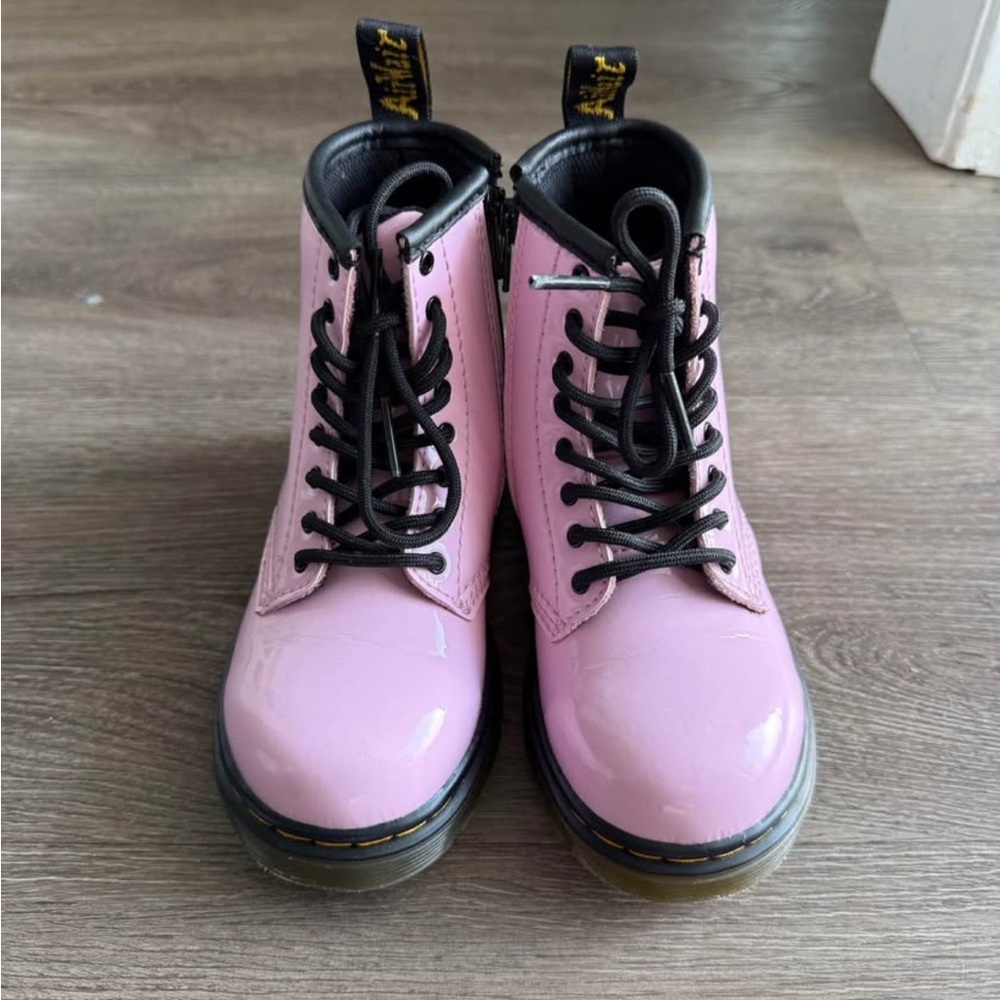 NWOT Dr. Martens Pink Patent Leather Boots